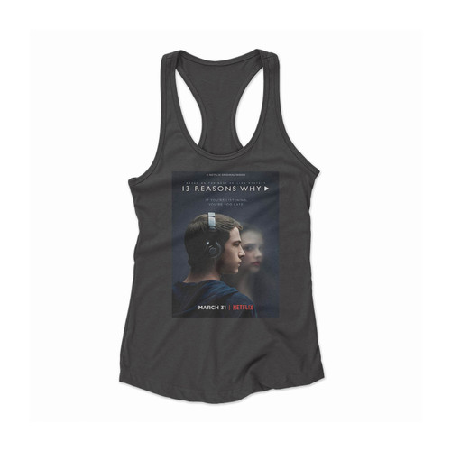 Kirbis Thirteen Reasons Why Movie Women Racerback Tank Top