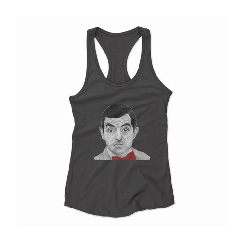Mr Bean Funny Tv Show British Comedian Women Racerback Tank Top