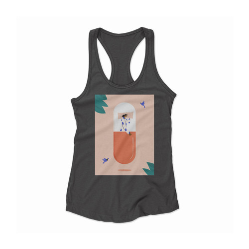 Laura Liedo Sleeping Pill Women Racerback Tank Top