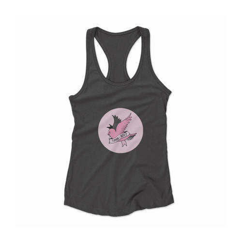 Lil Peep Bird Pink Logo Women Racerback Tank Top