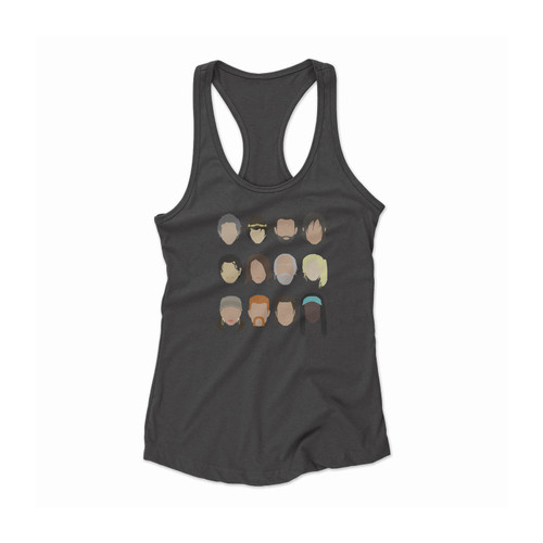 The Walking Dead Character Women Racerback Tank Top