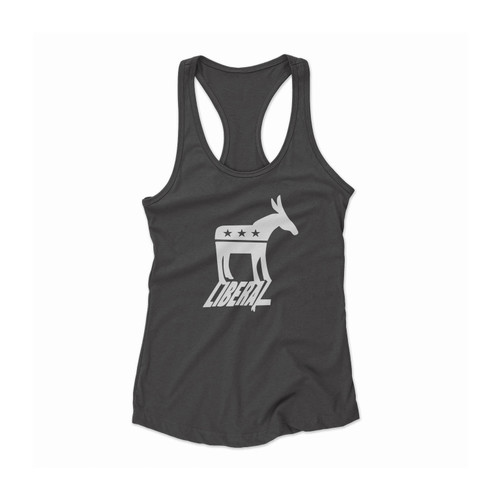Donkey Liberal Women Racerback Tank Top