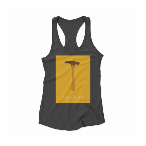 Shawshank Rock Hammer Women Racerback Tank Top