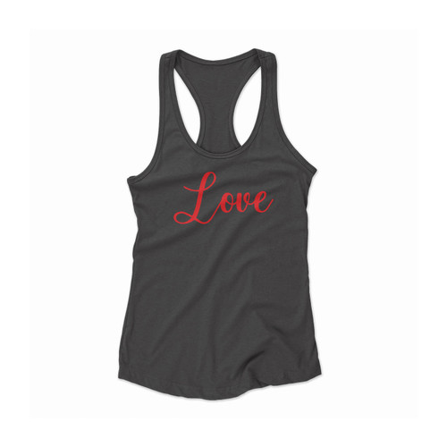 Love Women Racerback Tank Top