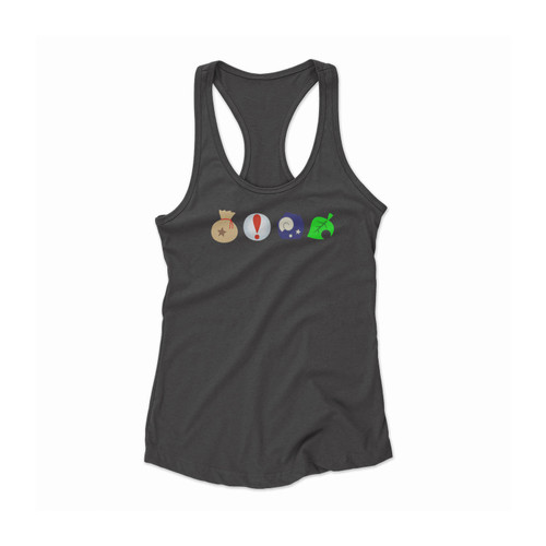 Animal Crossing Icons Women Racerback Tank Top