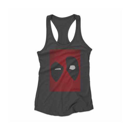 Deadpool Face Mask Women Racerback Tank Top