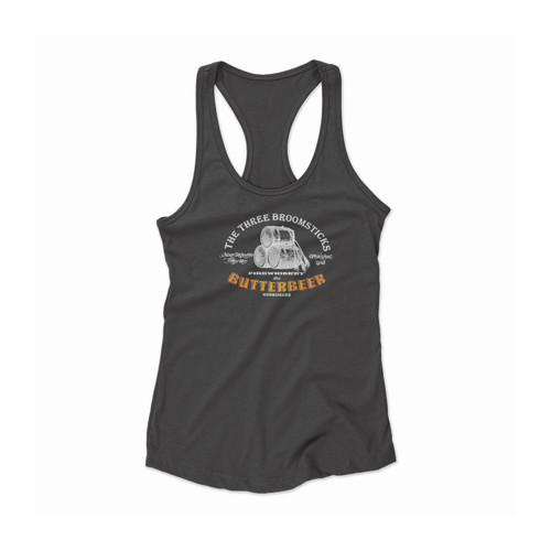 Harry Potter Butterbeer 3 Broomsticks Great For Wizarding World Diagon Alley Comicon Women Racerback Tank Top