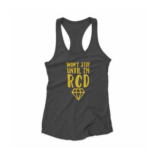 Won'T Stop Until I'M Rcd Young Living Essential Oil Girl Boss Inspired Won'T Stop Yleo Women Racerback Tank Top