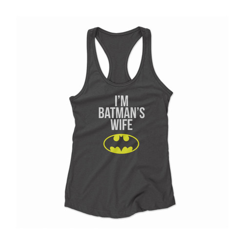 I'M Batman And I'M Batman's Wife Funny 2 Women Racerback Tank Top
