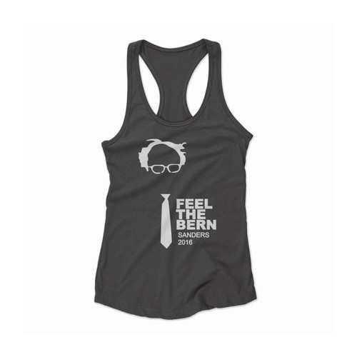 Feel The Bernie Sanders 2016 Women Racerback Tank Top