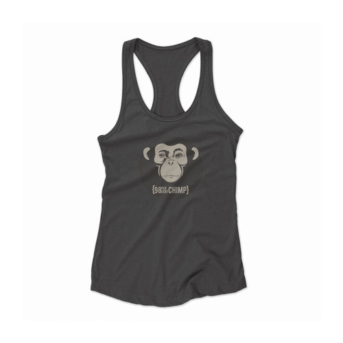 Funny 98 Chip Darwin Women Racerback Tank Top