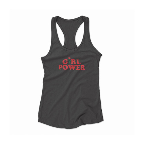 Girl Power Feminist Summer Women Racerback Tank Top