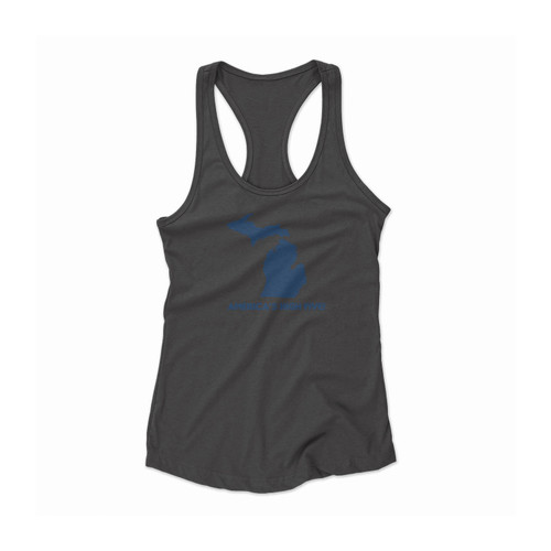 Ugp Americas High Five Classic Pride Michigan Women Racerback Tank Top