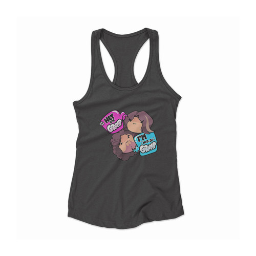 Hey Im The Grump Women Racerback Tank Top