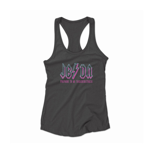 Jakob Delion Ac Dc Parody Women Racerback Tank Top