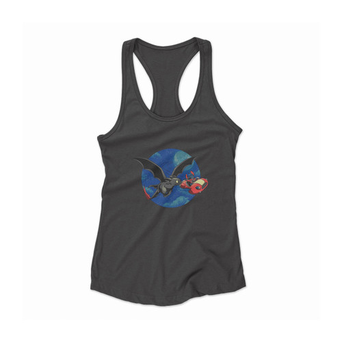 Lilo And Stitch Funny Women Racerback Tank Top