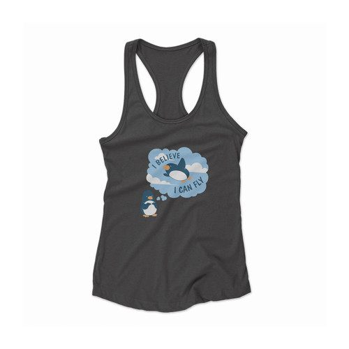 I Believe I Can Fly Women Racerback Tank Top