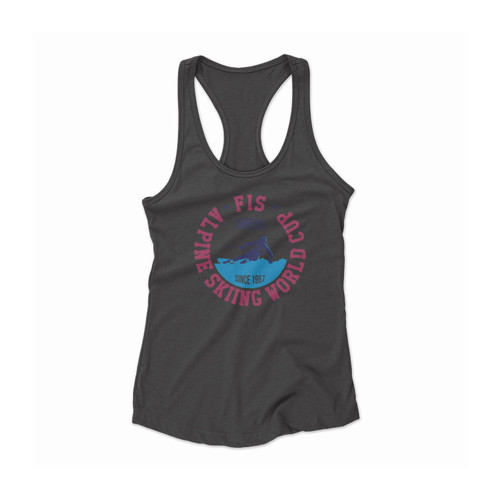 Fis Alpine Skiing Wc Super G Women Racerback Tank Top