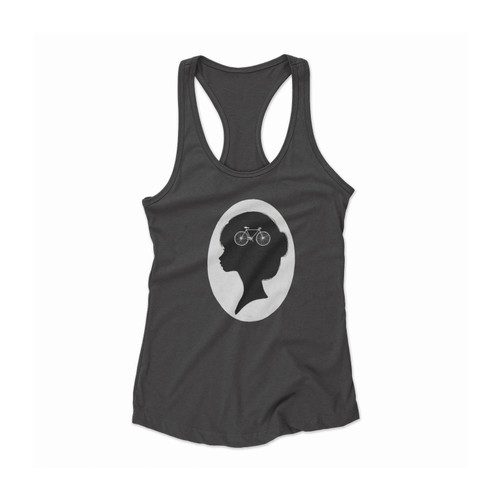 Bike Brain Women Racerback Tank Top