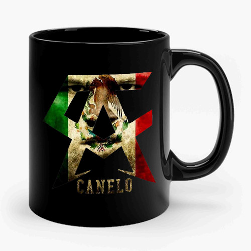 Canelo Alvarez Boxing Logo Champion Symbol Ceramic Mug