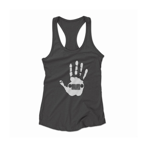 Jeep Logo Wave Women Racerback Tank Top