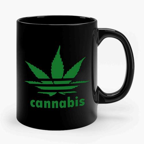 Cannabis Adidas Marijuana Weed Parody Ceramic Mug