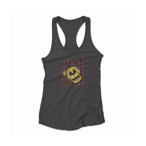 Five Nights At Freddy It Is Me Golden Freddy Women Racerback Tank Top