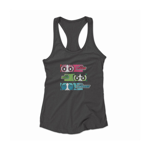 The Good The Bad And The Bubbly Women Racerback Tank Top