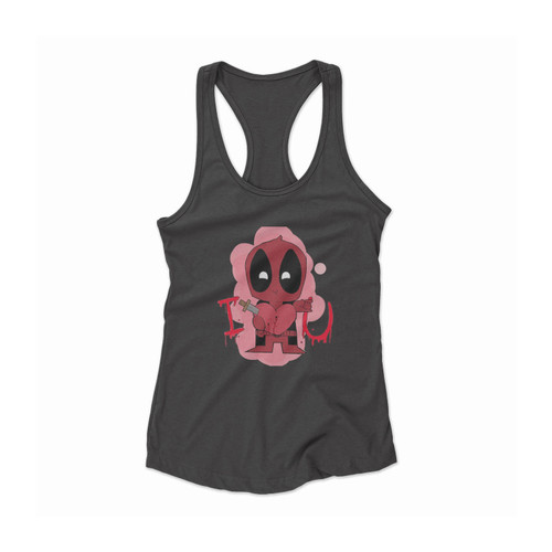 Deadpool I Love You Funny Movie Women Racerback Tank Top