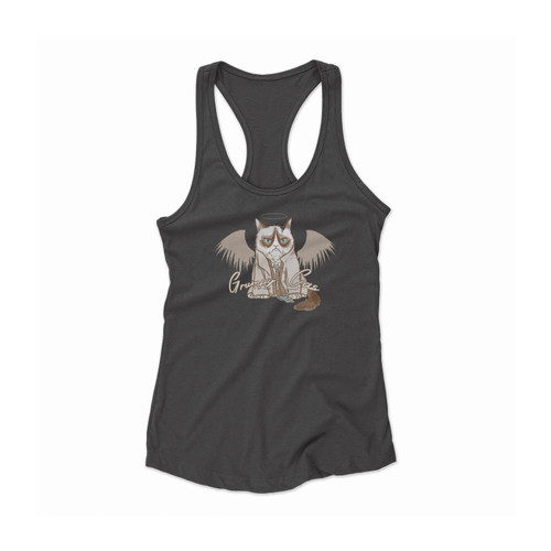 Grumpy Cas Women Racerback Tank Top