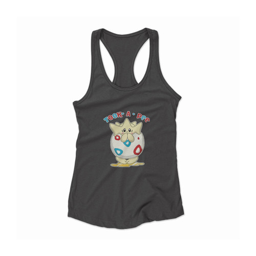 Tokepi Took A Pee Pokemon Women Racerback Tank Top