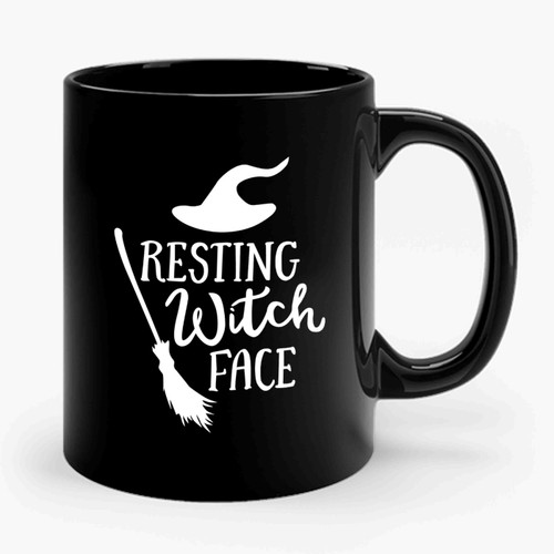 Resting Witch Face Halloween Party Costume Funny Halloween 2 Funny Ceramic Mug