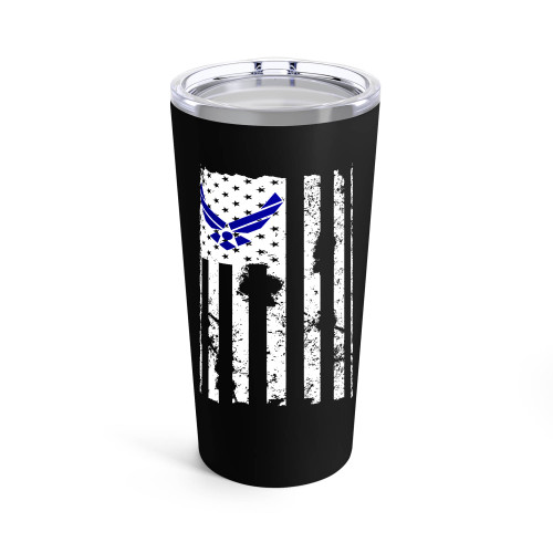 Air Force Flag Blue Crest Military Tumblr