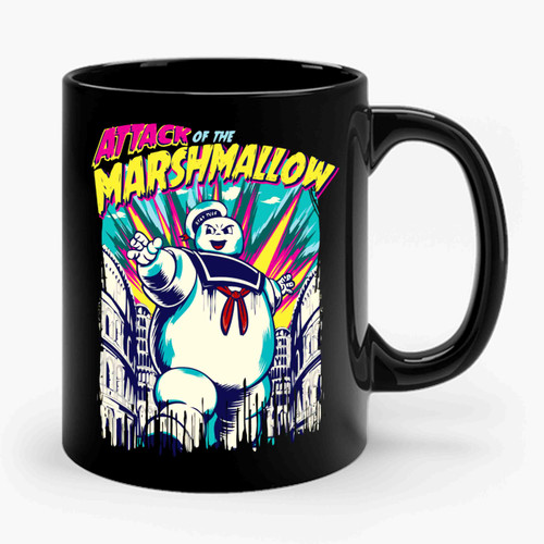 Attack Of The Marshmallow 1 Funny Ceramic Mug