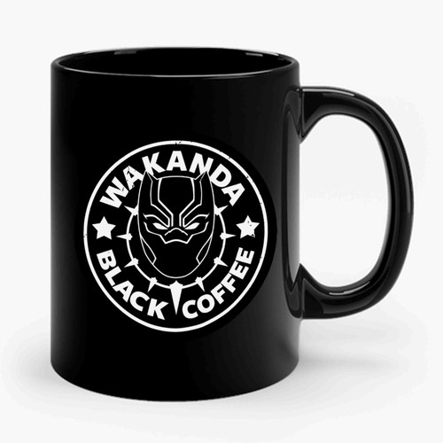 Wakanda Black Coffee 1 Art Ceramic Mug
