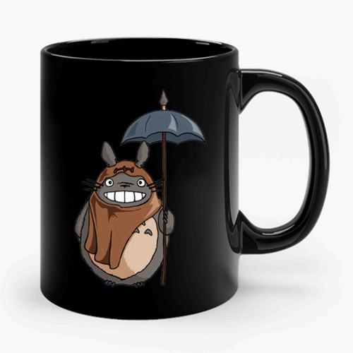 totowok ewok totoro parody 2 Art Ceramic Mug