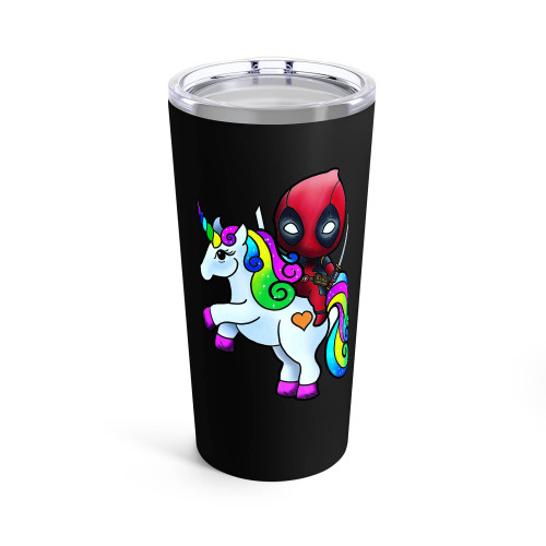 Deadpool Ride Uniorn Rainbow Tumblr