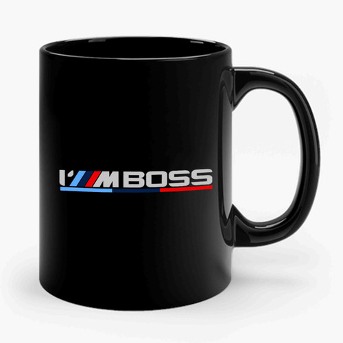 I'm Boss Bmw Logo 2 Vintage Retro Ceramic Mug