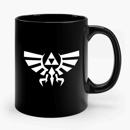 Zelda Symbol Legend Of Zelda Gamer Video Game Geek 2 Art Style Ceramic Mug