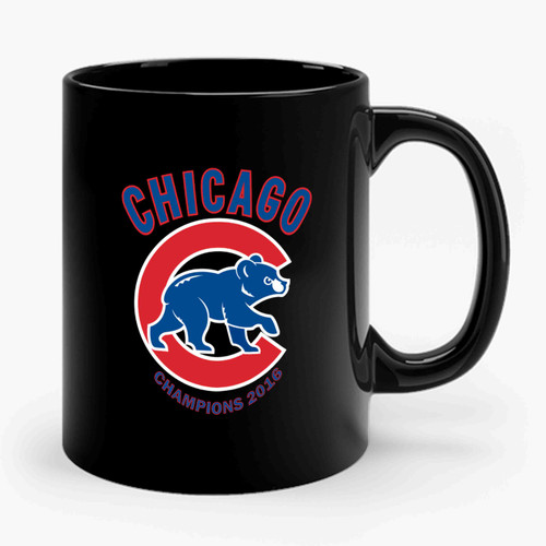 Chicago Cubs Logo Champions 2016 Ceramic Mug