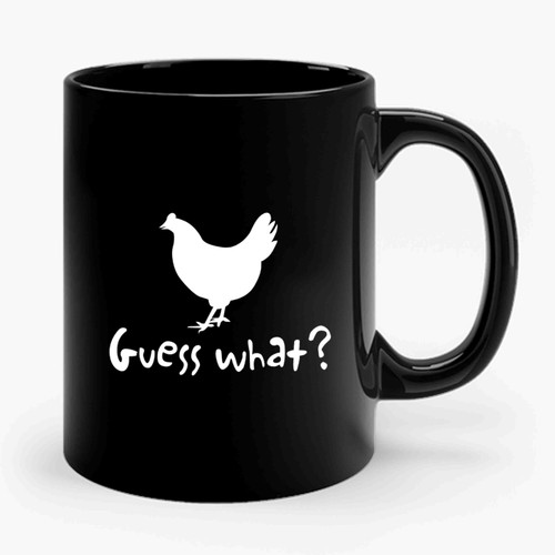 guess what chicken 1 Vintage Style Ceramic Mug
