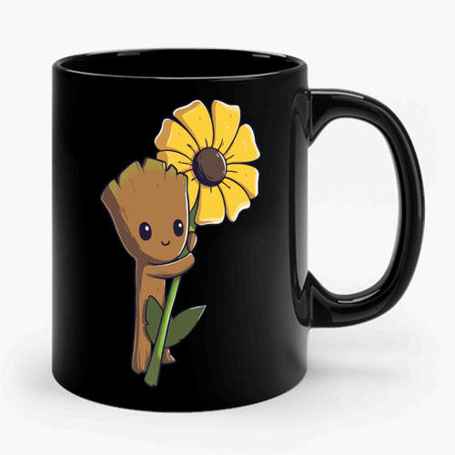 Groot Sun Flower 1 Vintage Style Classic 3 Ceramic Mug