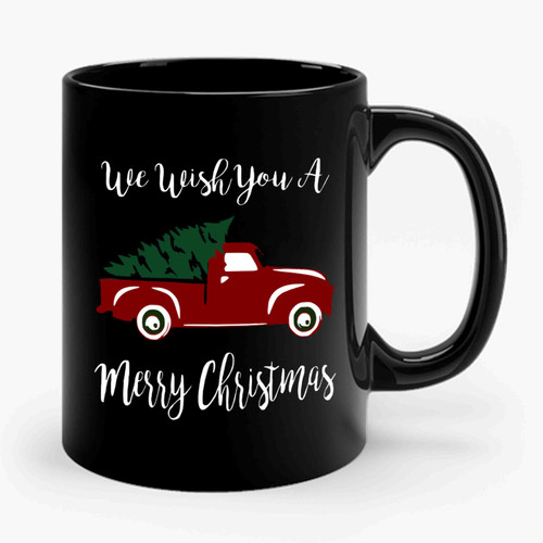 Christmas Tree Truck Ceramic Mug