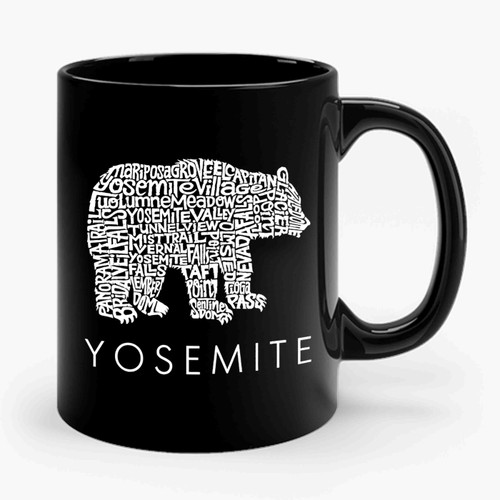 Yosemite Bear 1 Art Style Classic 1 Design Special 1 Art Simple Ceramic Mug