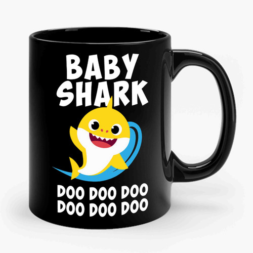 Baby Shark Doo Doo Doo 2 Vintage Retro Ceramic Mug