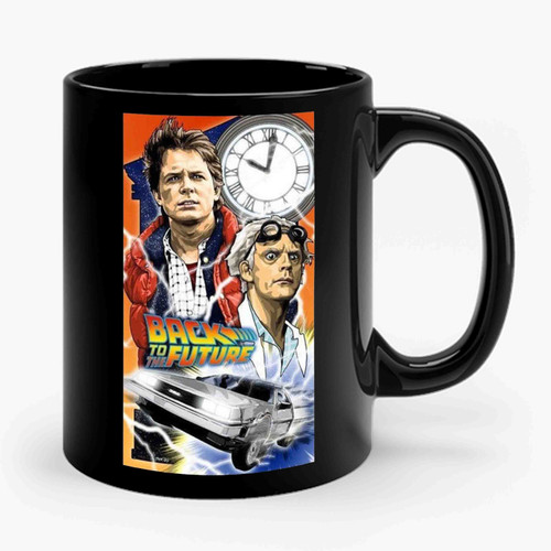 Back To The Future 1 Vintage Retro Style Ceramic Mug