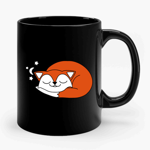 fox 1 Simple Retro Ceramic Mug