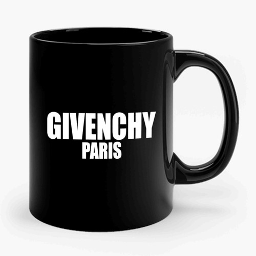 Givenchy Paris 2 Vintage Retro Ceramic Mug