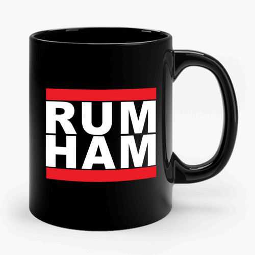 Rum Ham 1 Simple Art Design Ceramic Mug