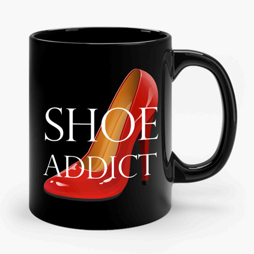 Shoe Addict 2 Vintage Retro Style Ceramic Mug